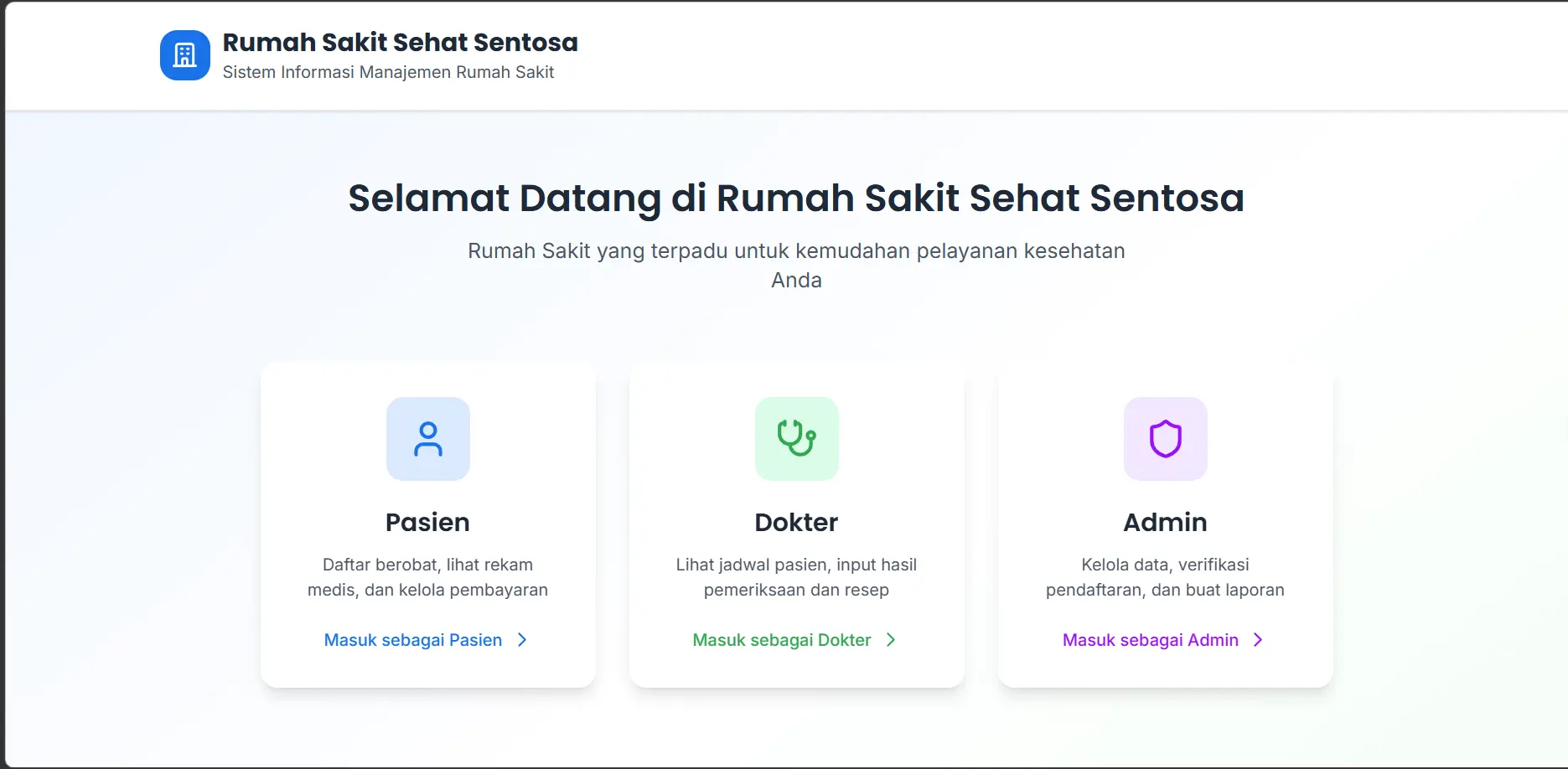 Sistem Rumah Sakit